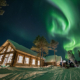 viaje a finlandia cabañas lago inari auroras boreales
