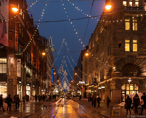 viaje a finlandia helsinki mercado navidad