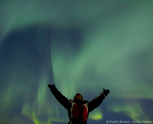 viaje a laponia suecia fotografia auroras boreales aurora safari camp fredrik broman human spectra